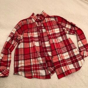 Woman’s flannel shirt